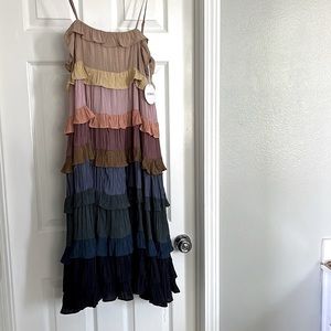 Vici Dolls Storia, Color Me Pretty Ruffle Tier Dress.